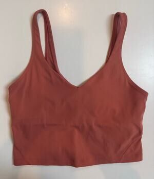 Lululemon align tank crop in Rustic Coral - size 8